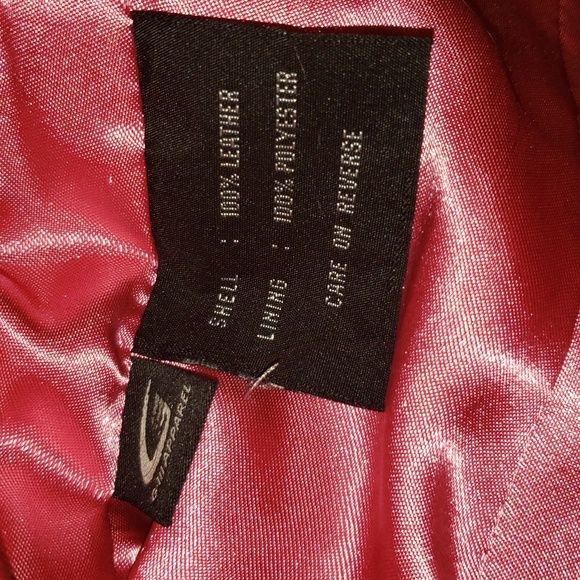 Pink Black Rivet Wilson 100% genuine leather. So soft.  Vintage. Rare. Size s - Picture 4 of 8